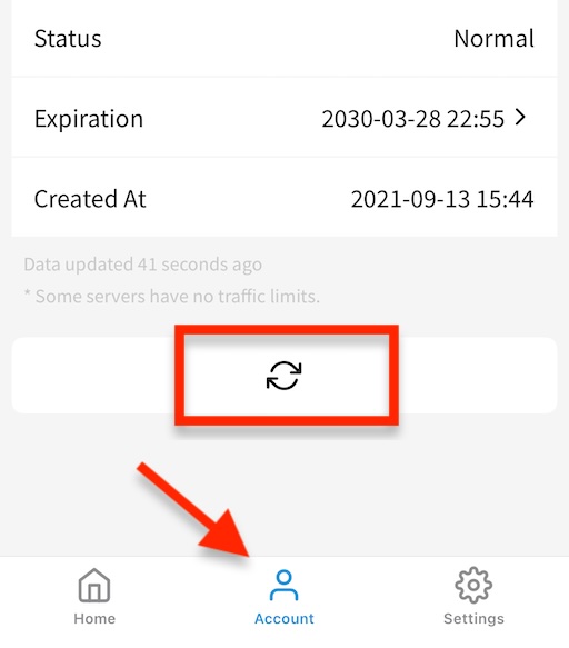 Refresh server list option