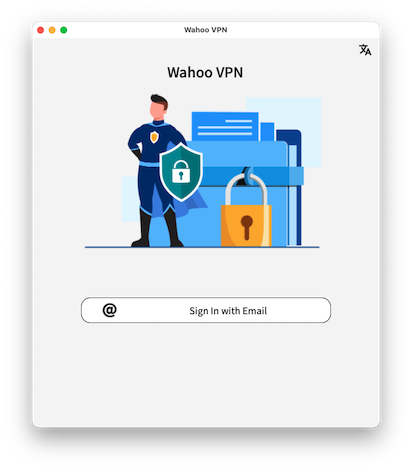 Wahoo VPN Sign In options
