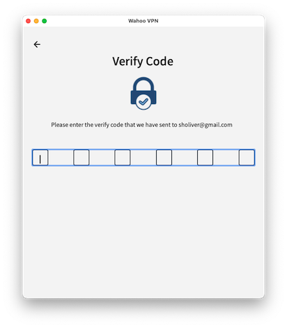 Confirming email address