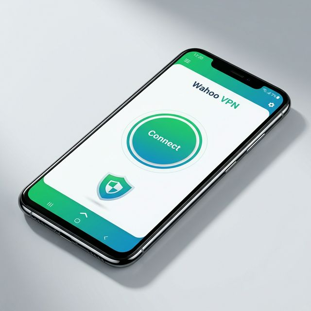 Android 设备上的 Wahoo VPN 界面