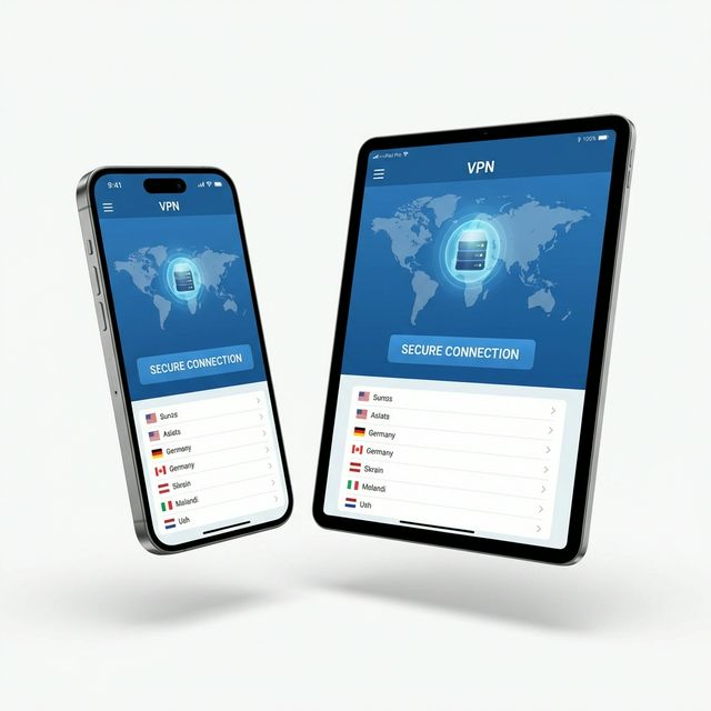 Wahoo VPN 界面保护 iPhone 和 iPad 的连接