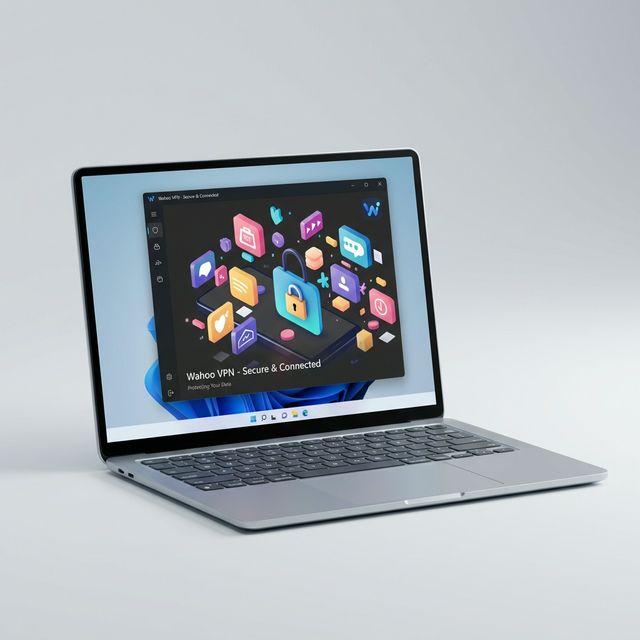 Windows 设备上的 Wahoo VPN 界面