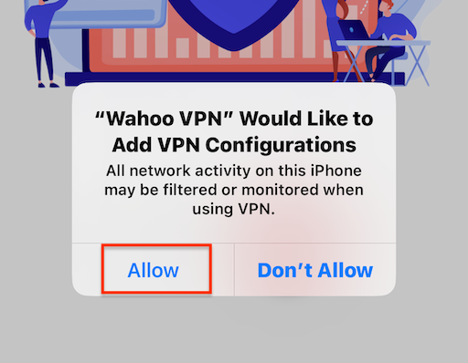 Allow VPN config